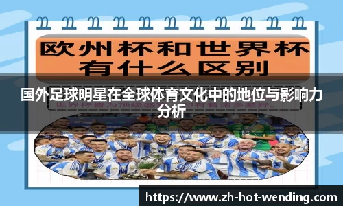 国外足球明星在全球体育文化中的地位与影响力分析